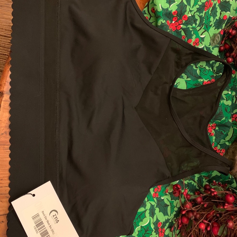 Zyia Active Black Star Bra XXL